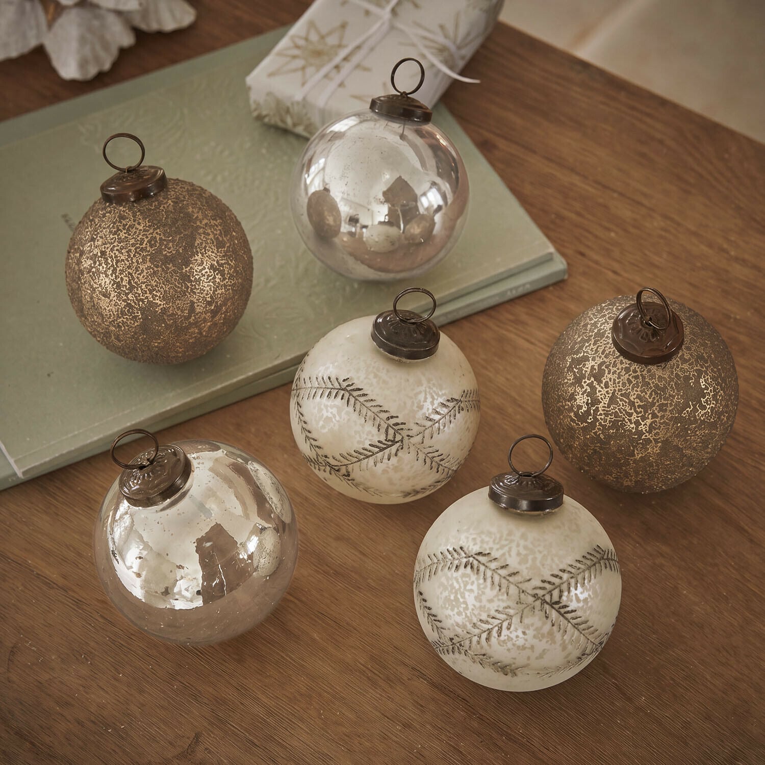 Set de 6 bolas de Navidad Fioravino