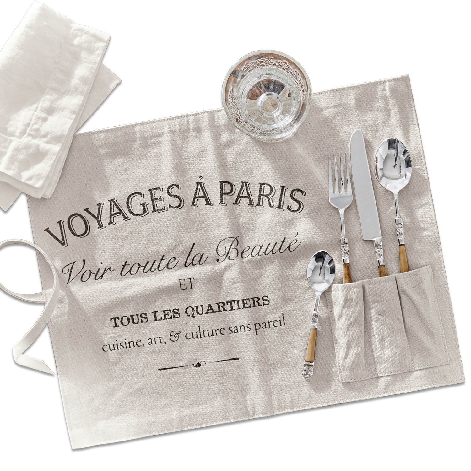 Set de 2 manteles individuales Voyage