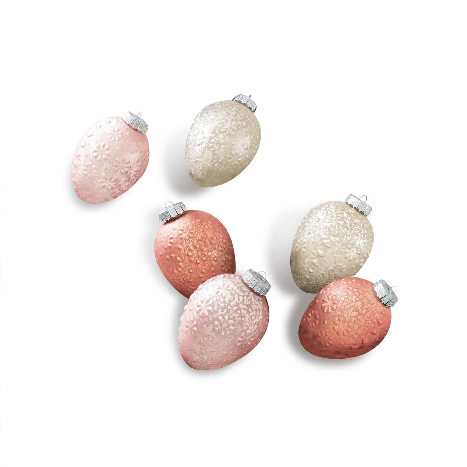 Set de 6 huevos de Pascua Sparkly