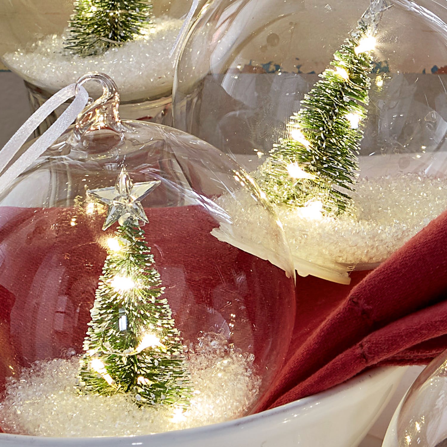 Set de 6 adornos navideños Ollie