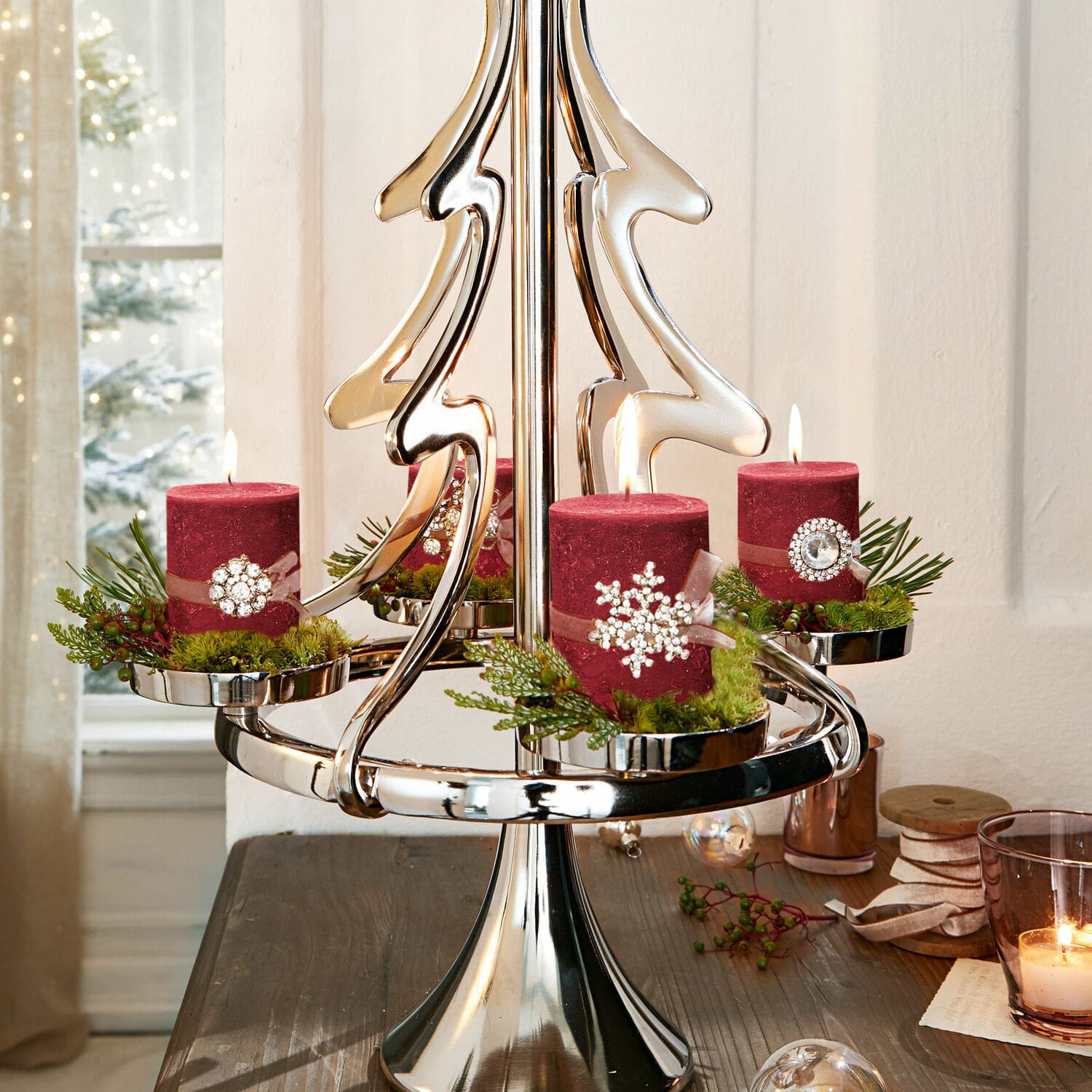 Set de 4 velas Virrans