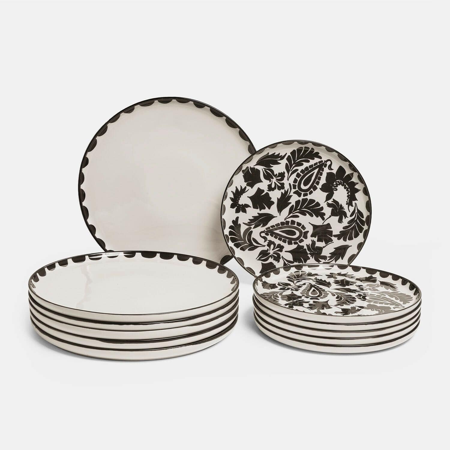 Set de 12 platos Tazira