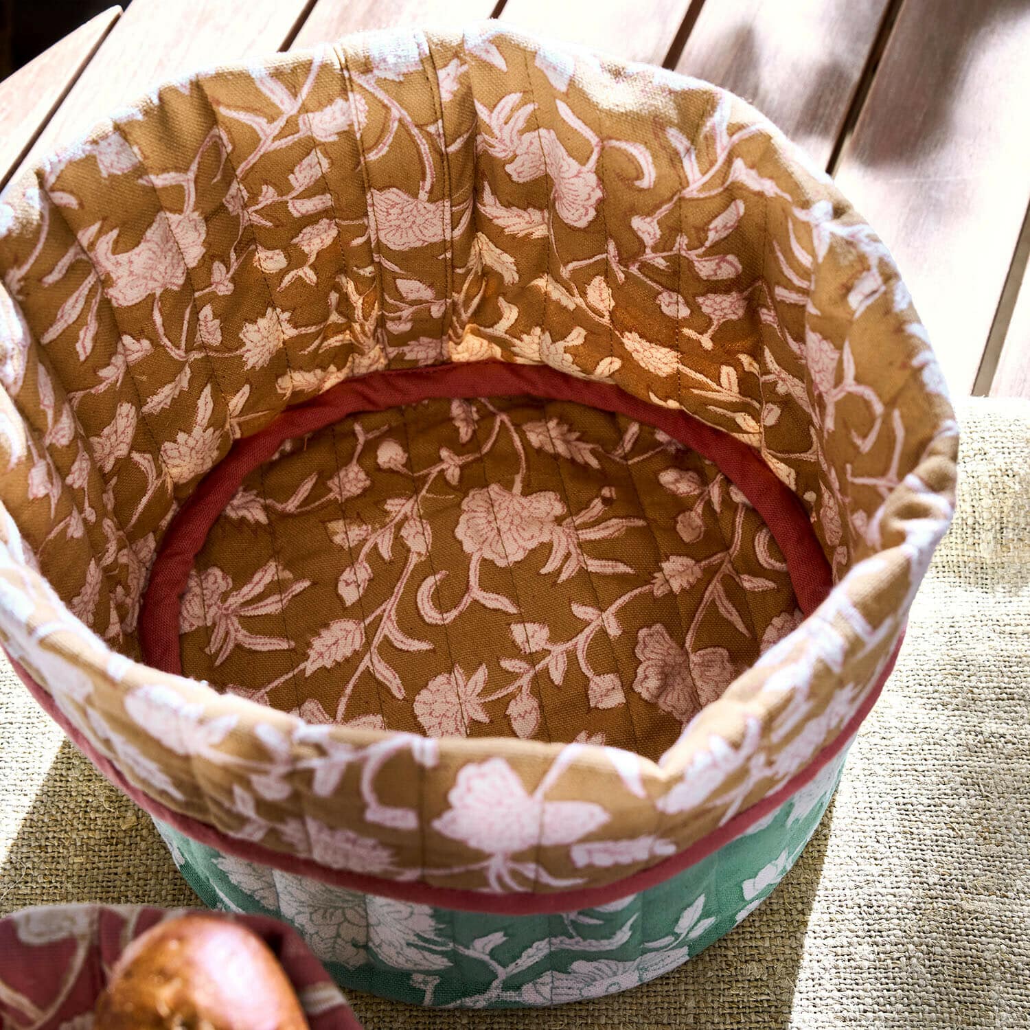 Set de 2 cestas Fleuronnes