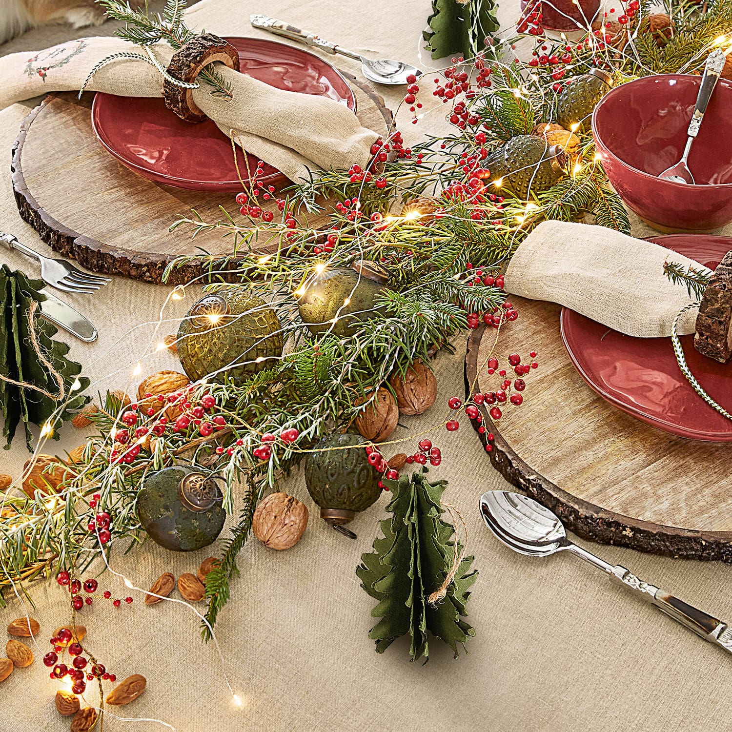Set de 6 adornos navideños Lento