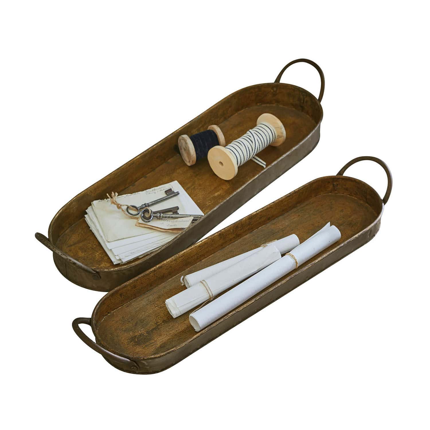 Set de 2 bandejas Célianne