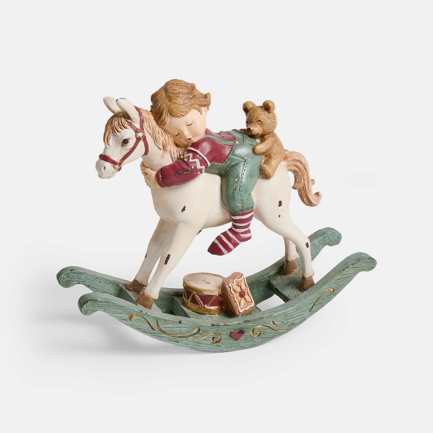 Figura decorativa sobre caballo balancín Petitnid Figura decorativa sobre caballo balancín Petitnid
