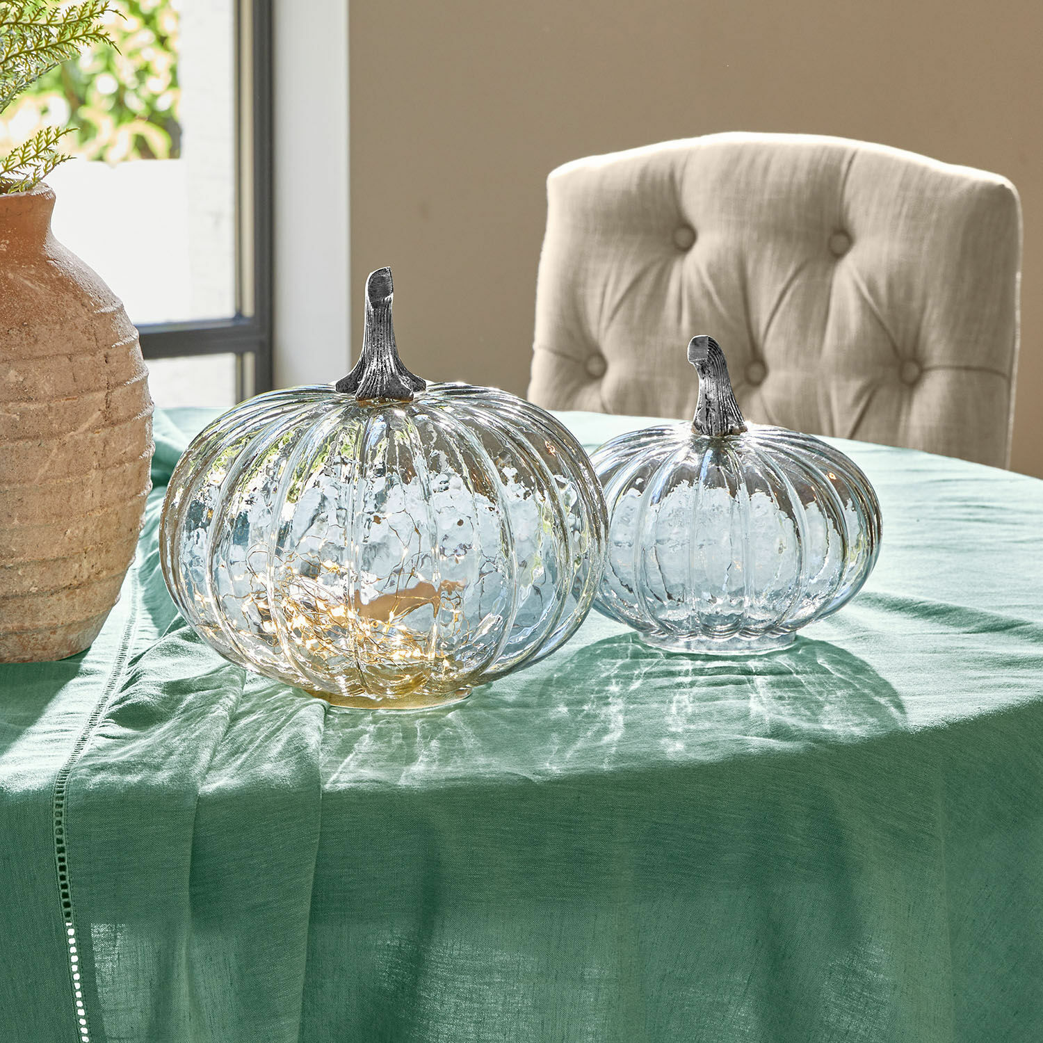 Set de 2 calabazas Perlouin