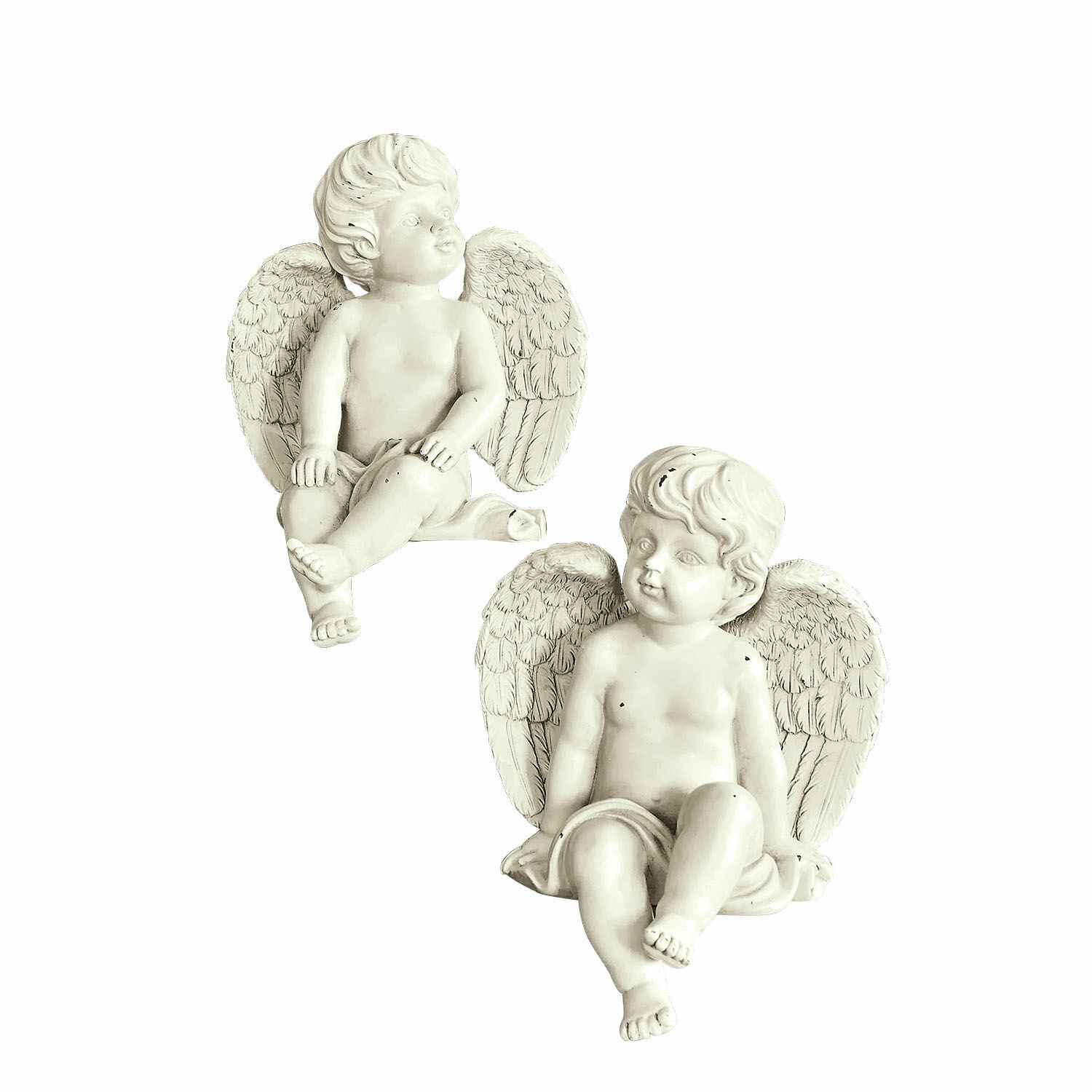 Set de 2 ángeles decorativos Starlight