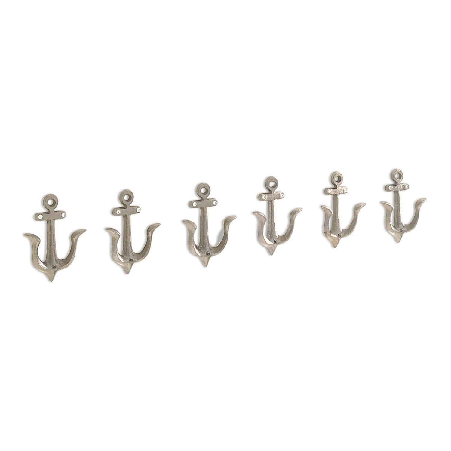 Set de 6 percheros Ancre