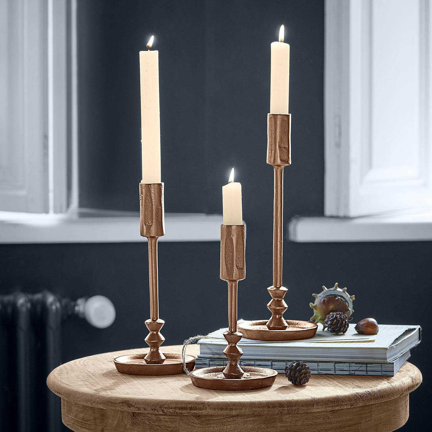 Set de 3 candeleros Rivandre
