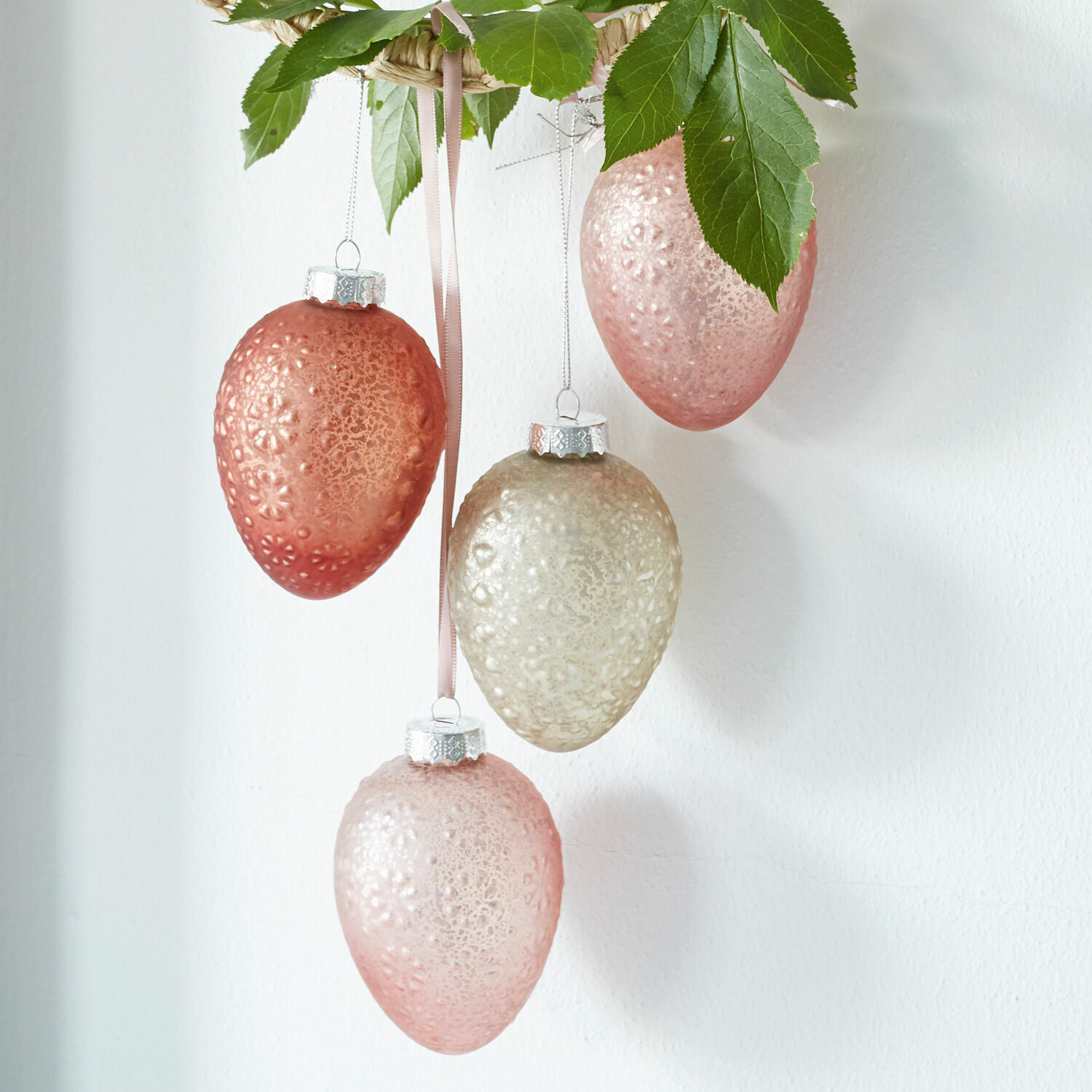 Set de 6 huevos de Pascua Sparkly