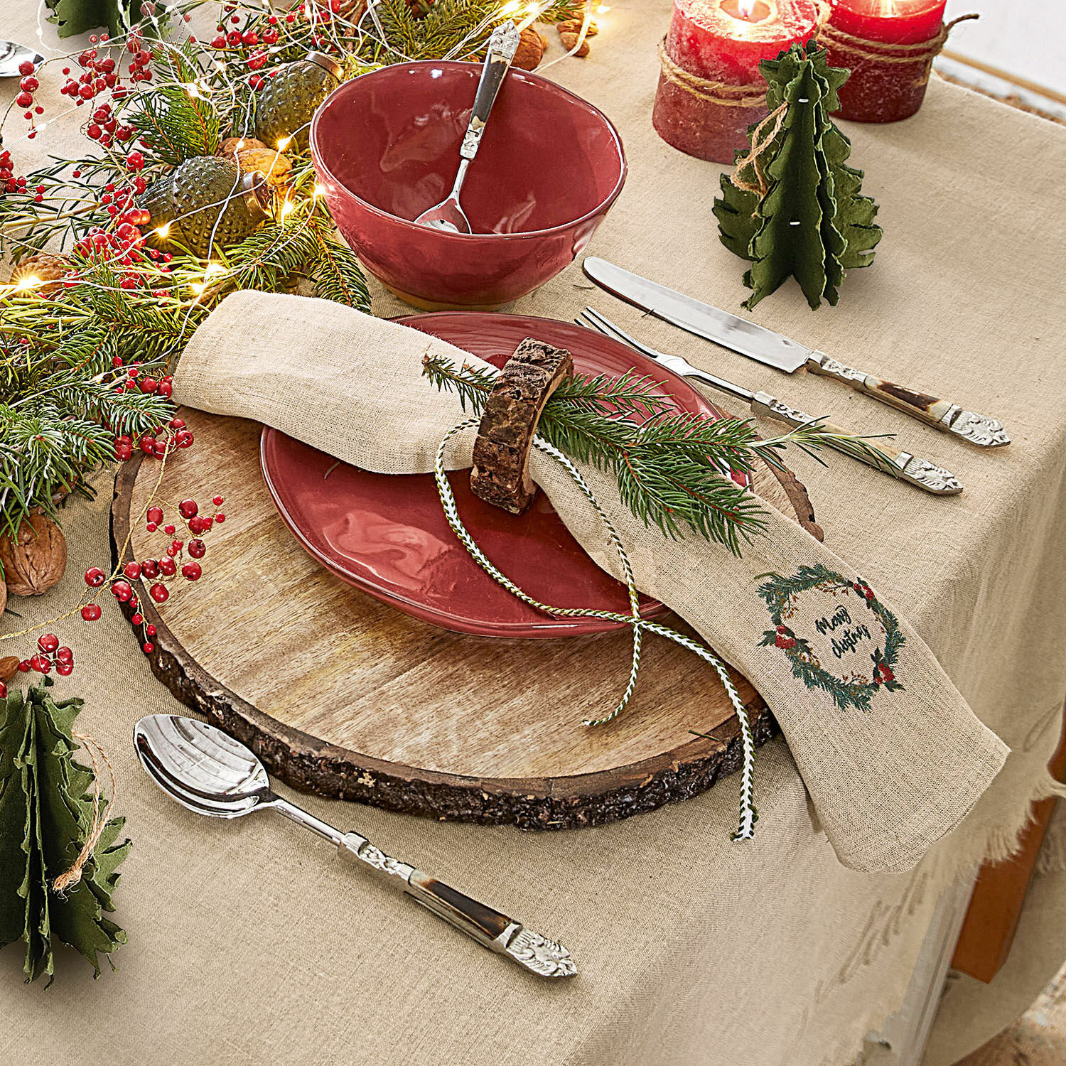 Set de 2 servilletas Halofay