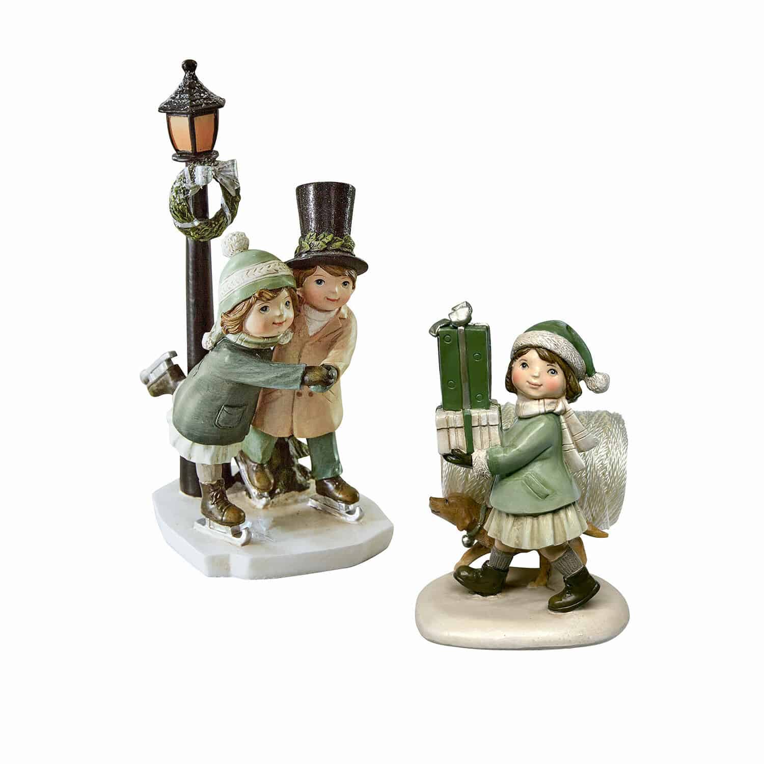 Set de 2 figuras decorativas Marquelline