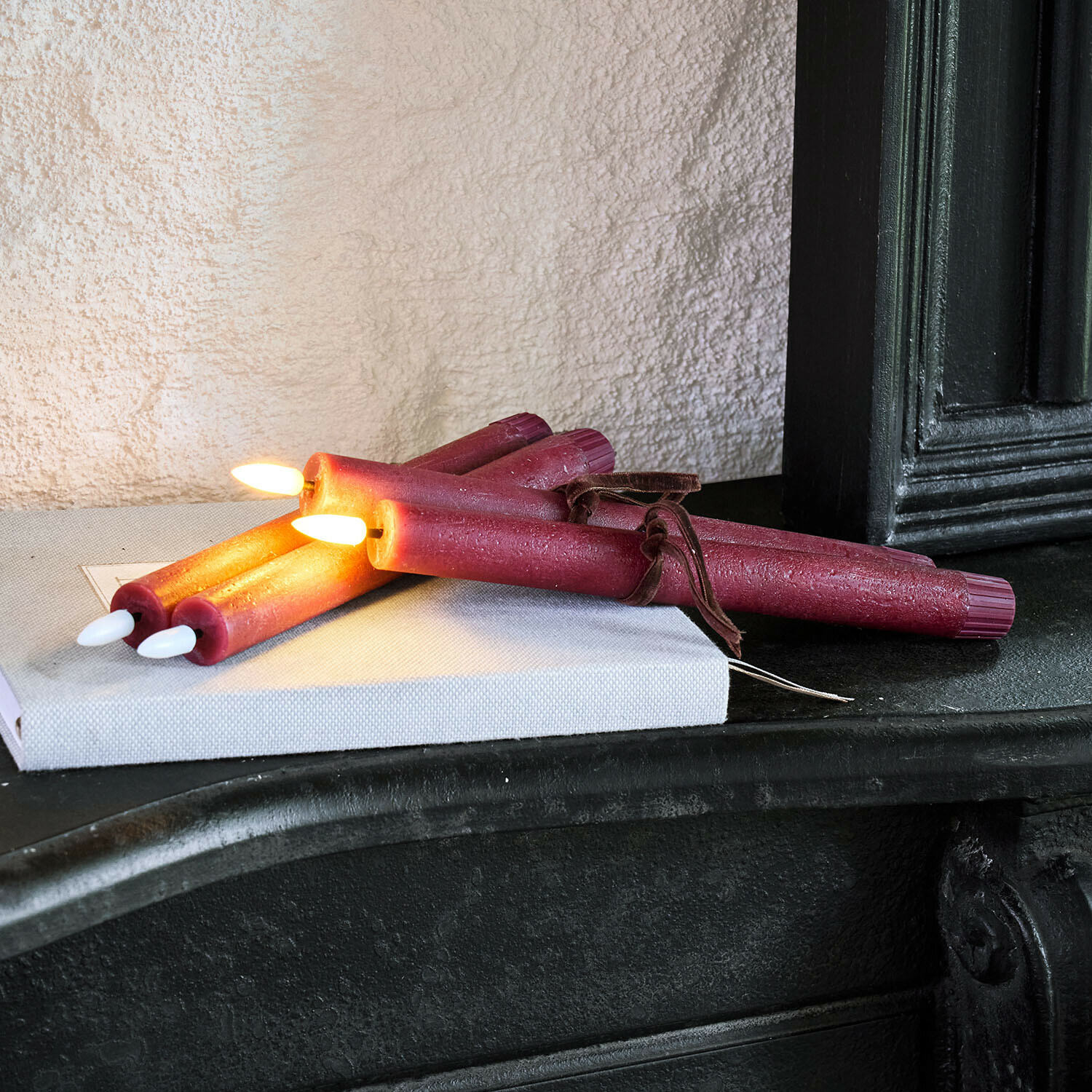 Set de 4 velas LED alargadas Eldsora