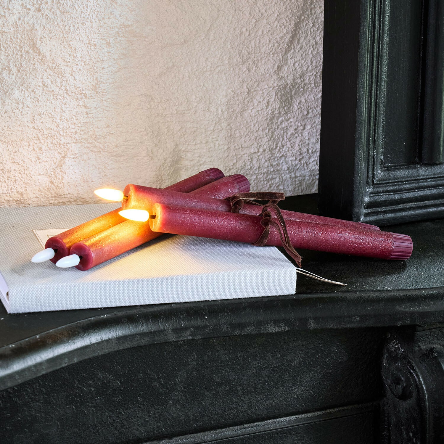 Set de 4 velas LED alargadas Eldsora Set de 4 velas LED alargadas Eldsora