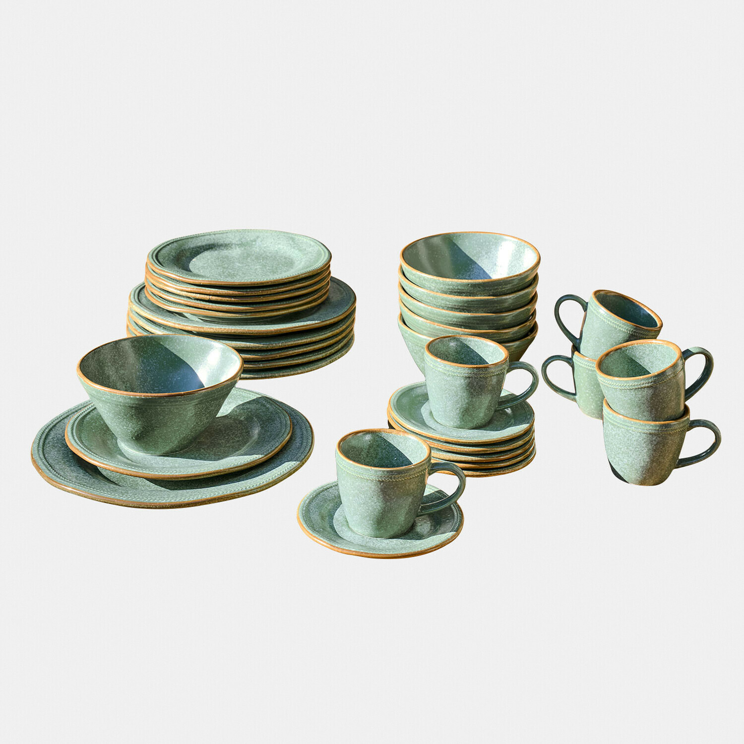 Set de 30 piezas de vajilla Norrvik