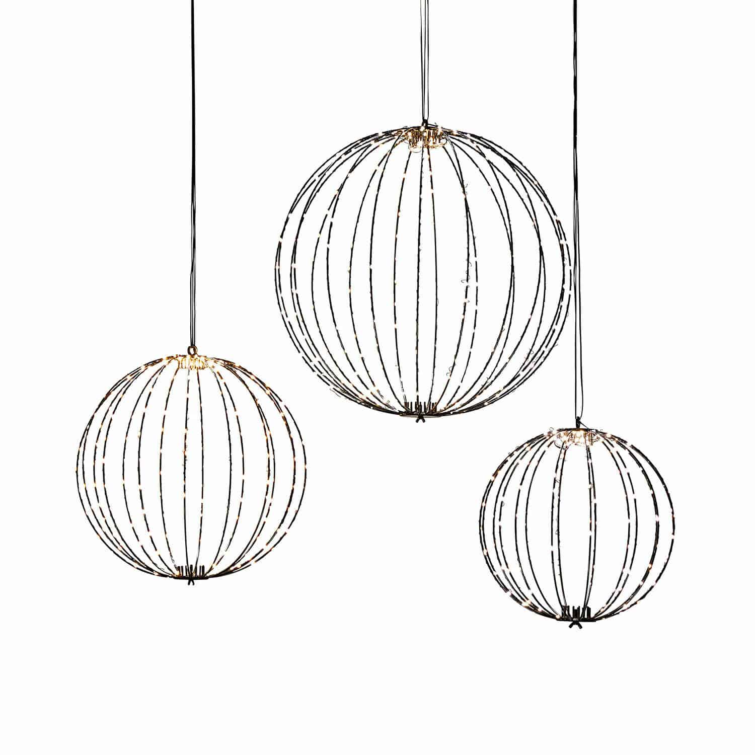 Set de 3 esferas LED Brilliante