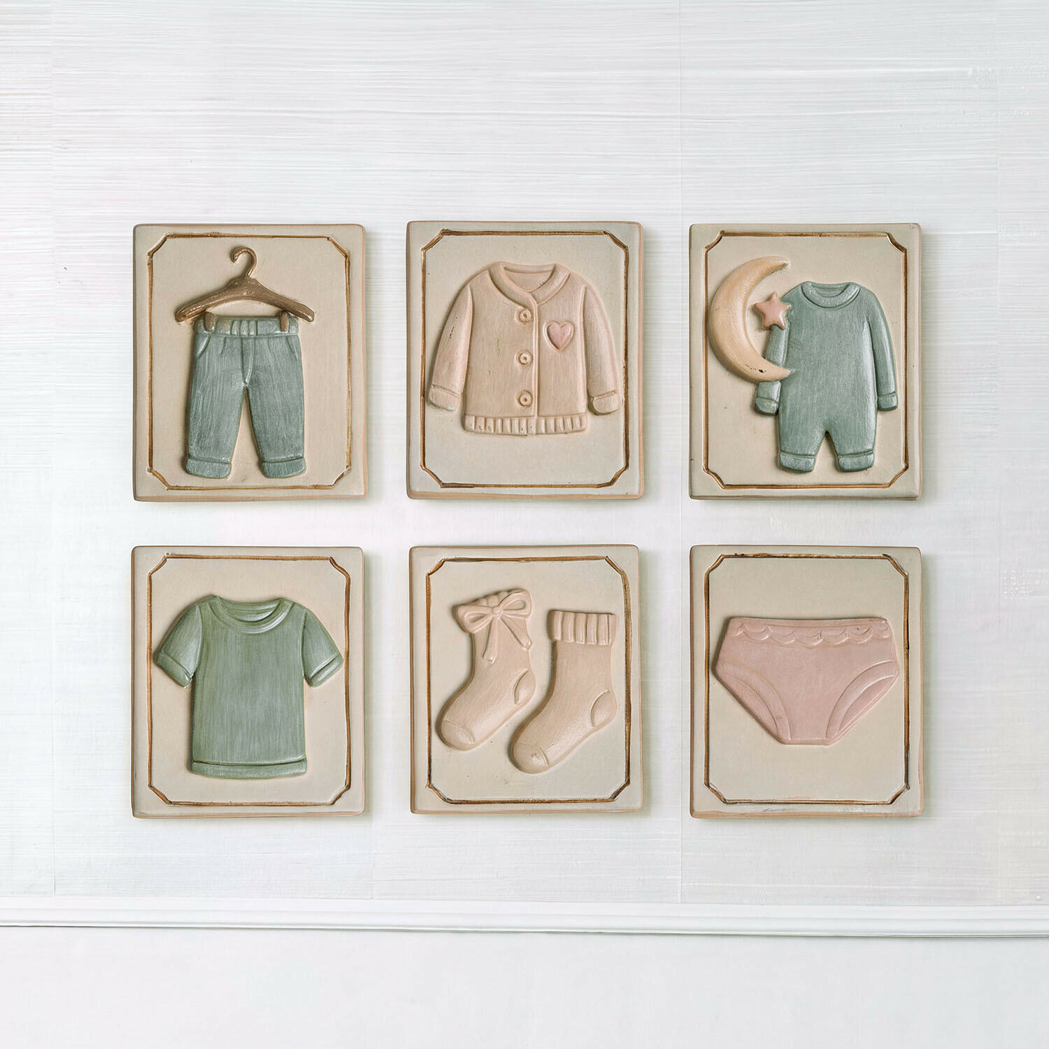 Set de 6 etiquetas para ropa Nellini Set de 6 etiquetas para ropa Nellini