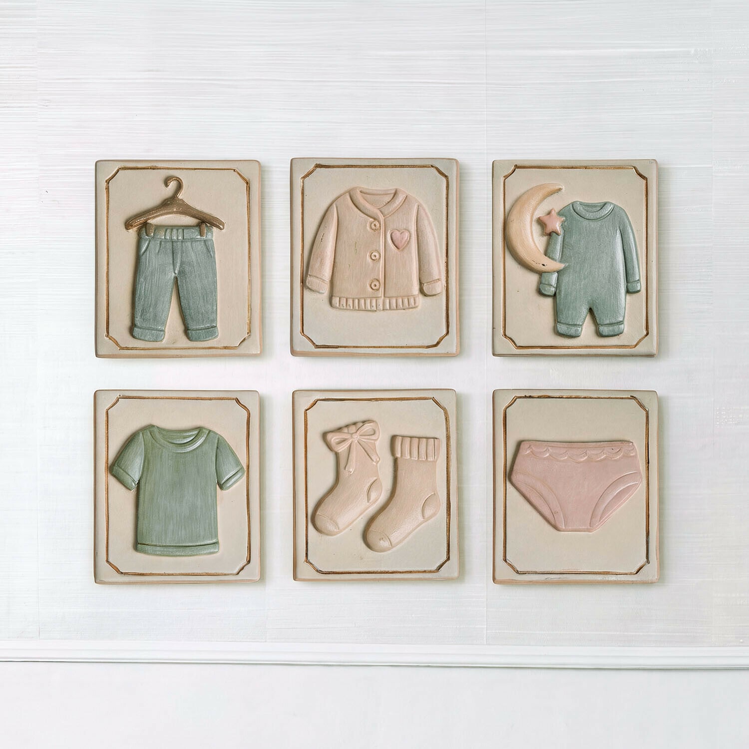 Set de 6 etiquetas para ropa Nellini Set de 6 etiquetas para ropa Nellini