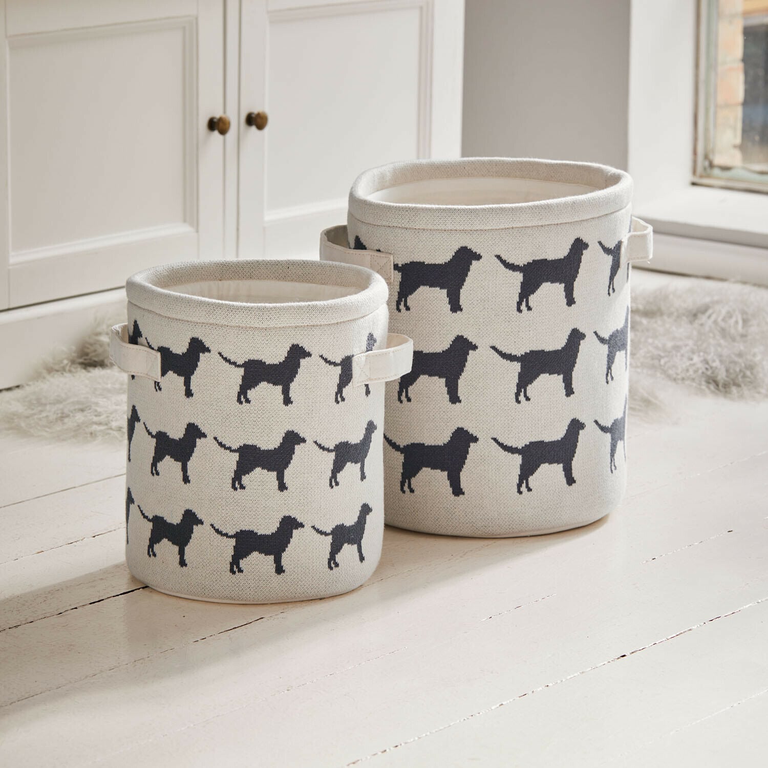 Set de 2 cestas para mascotas Pawelino