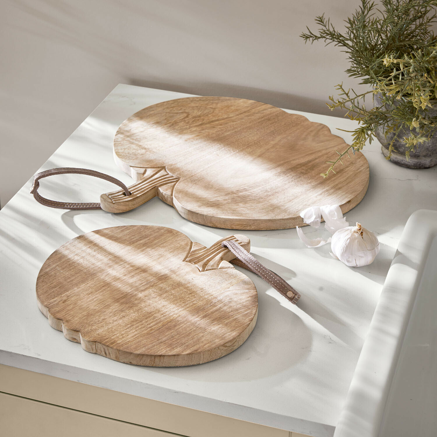 Set de 2 tablas de cortar Pavolinos