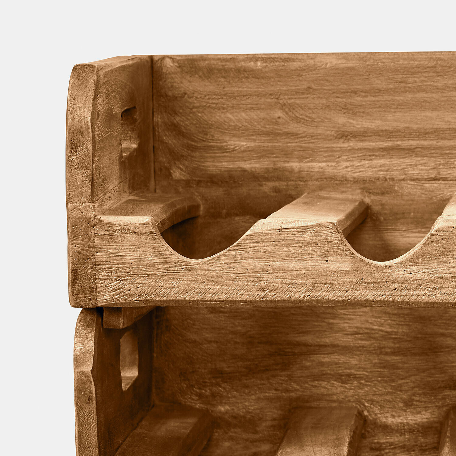 Set de 2 portabotellas Crestwooden