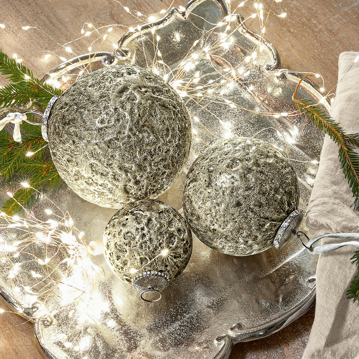 Set de 3 adornos navideños Fautea