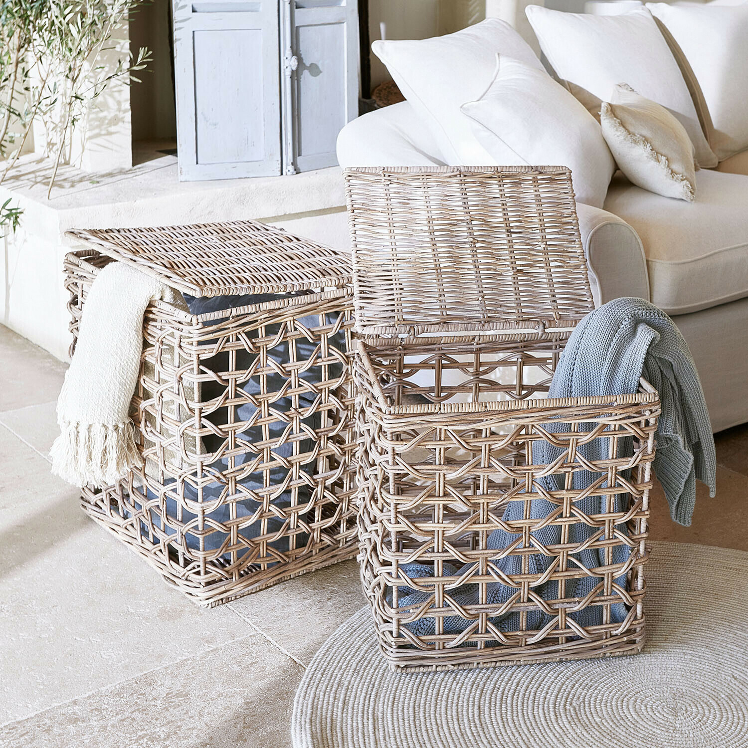 Set de 2 cestas Dallowmere