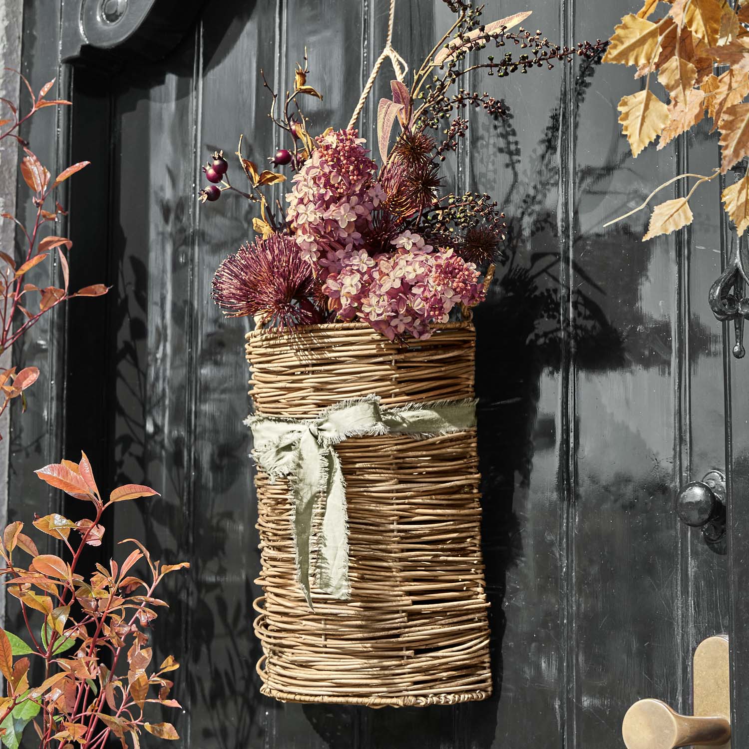 Entrada con encanto floral