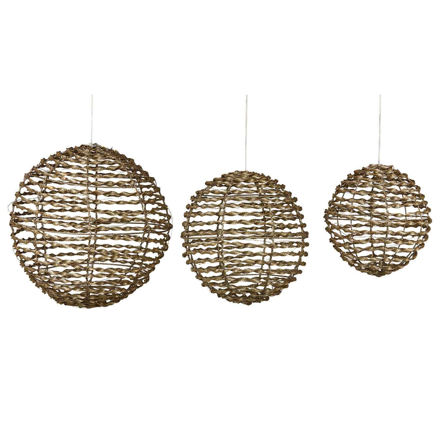 Set de 3 esferas LED Thalindra