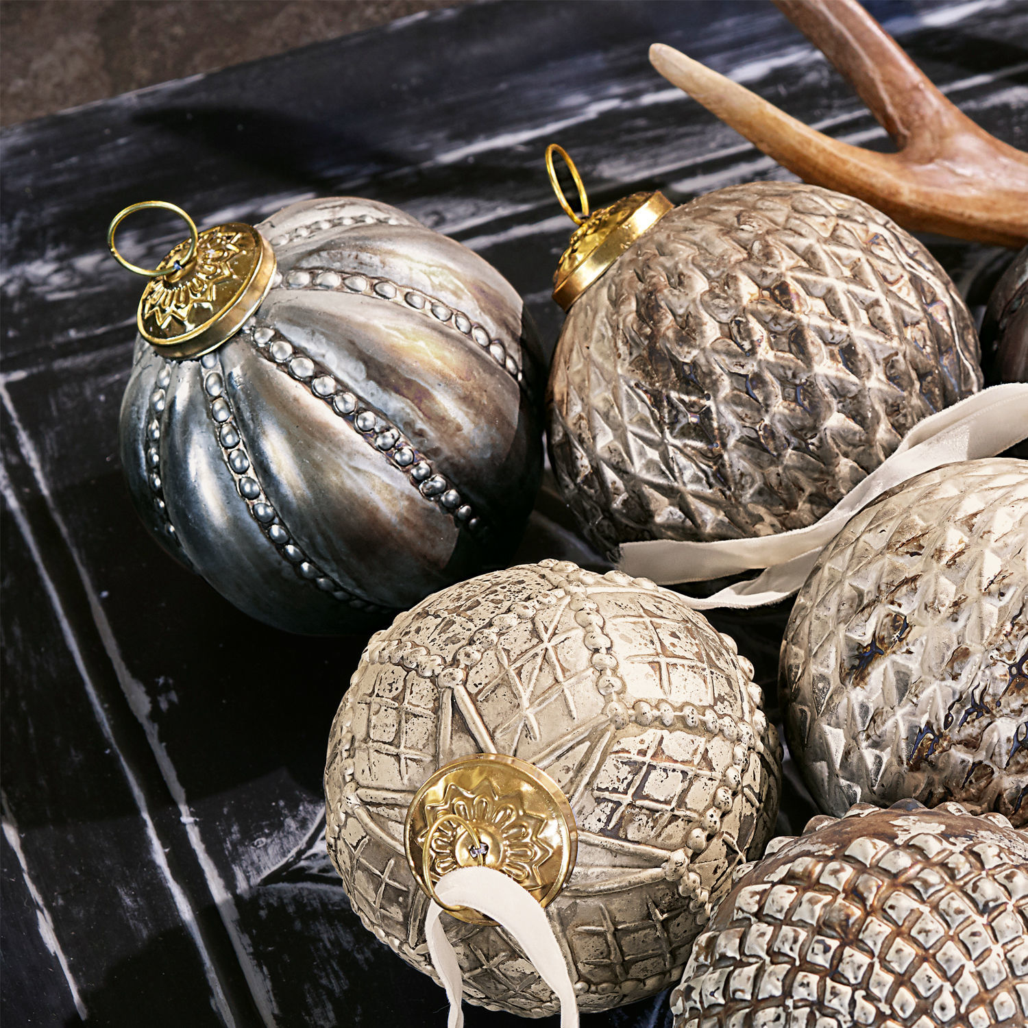 Set de 3 adornos navideños Silverlake