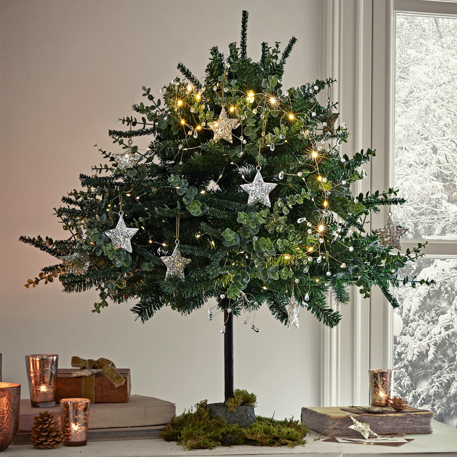 Set de 4 colgantes Veyari