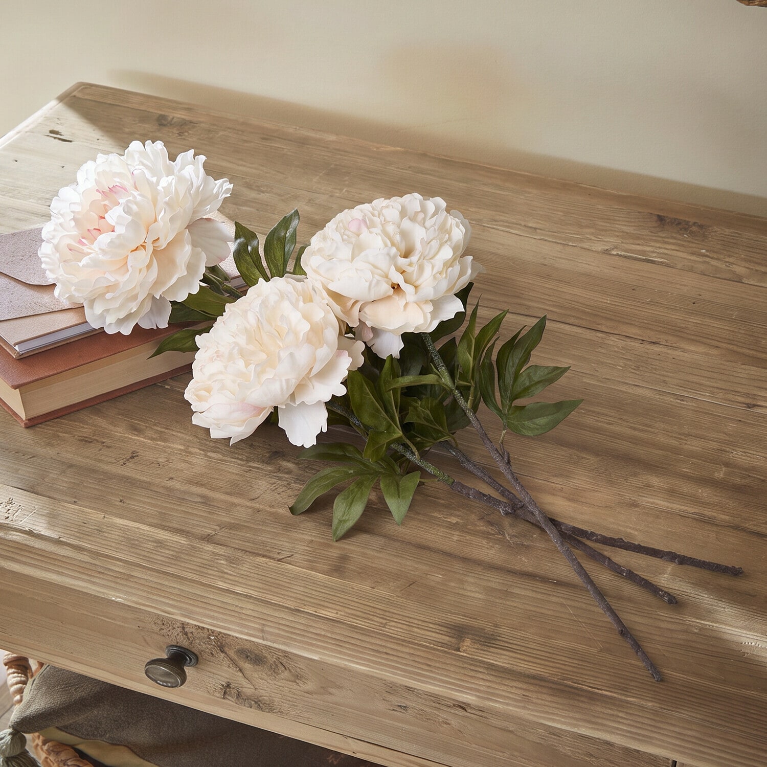 Set de 3 peonías artificiales Néravelle Set de 3 peonías artificiales Néravelle