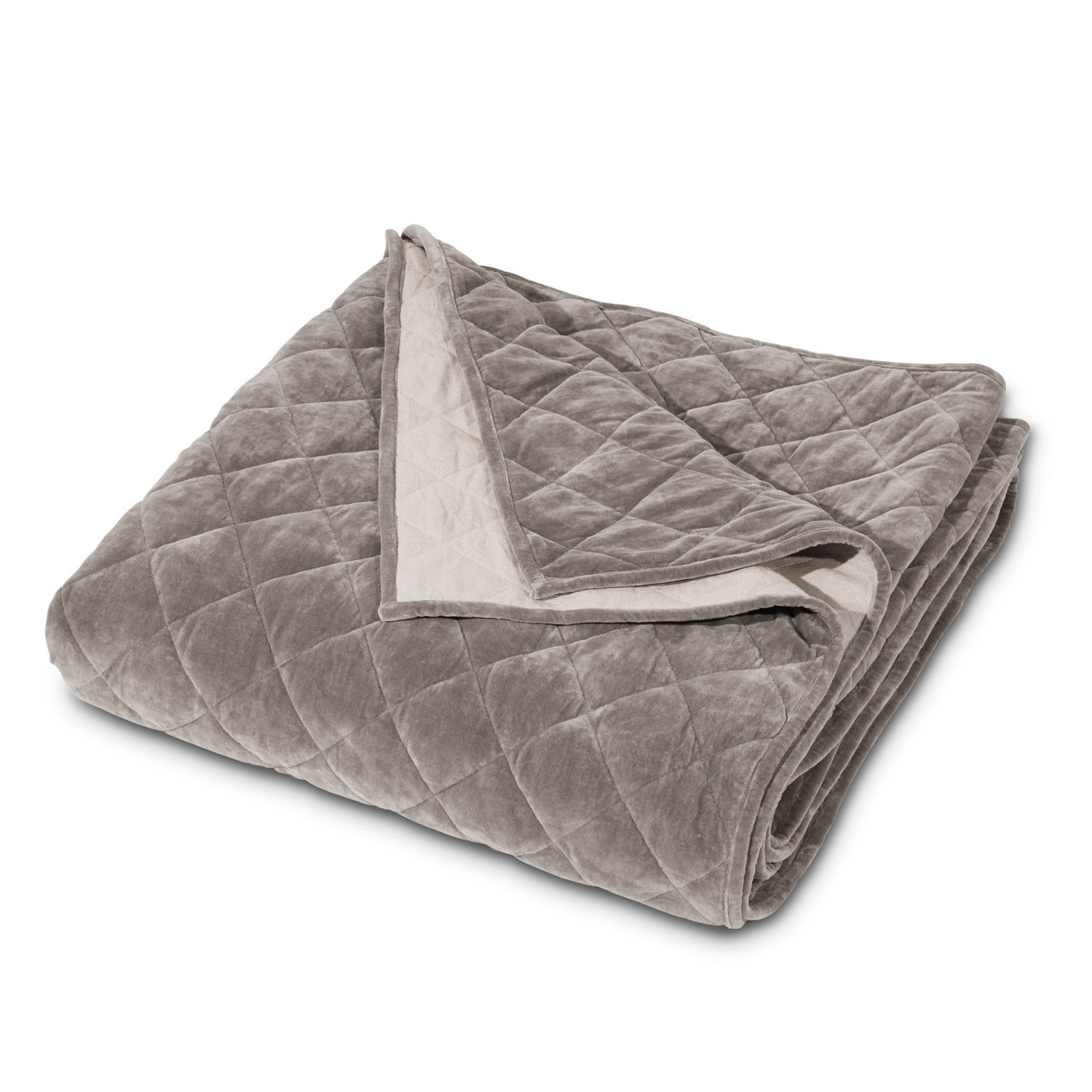 marrón Colcha marrón acolchada de material suave, ideal para decorar y aportar calidez al hogar