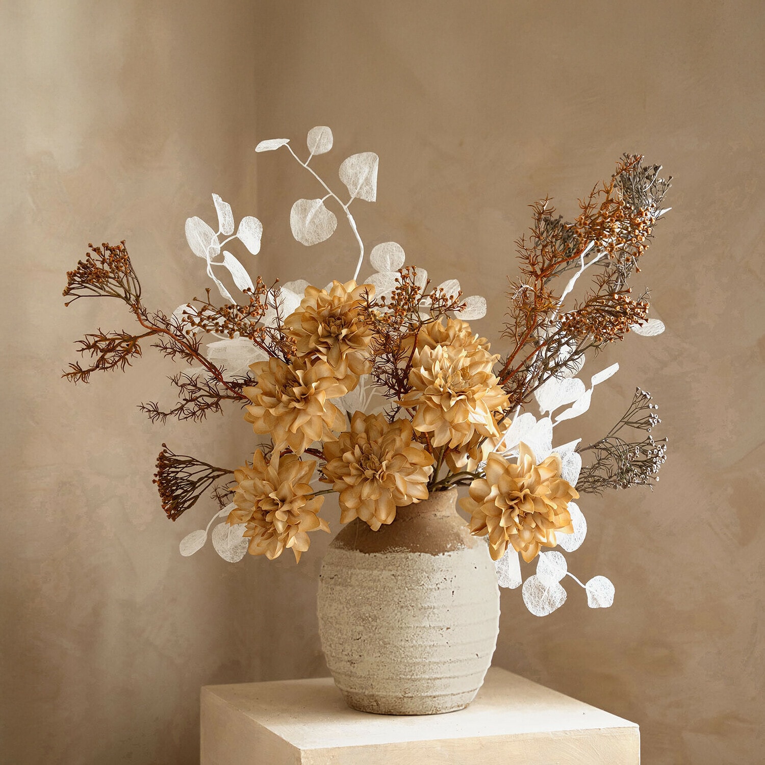 Set de 4 flores decorativas Jennings