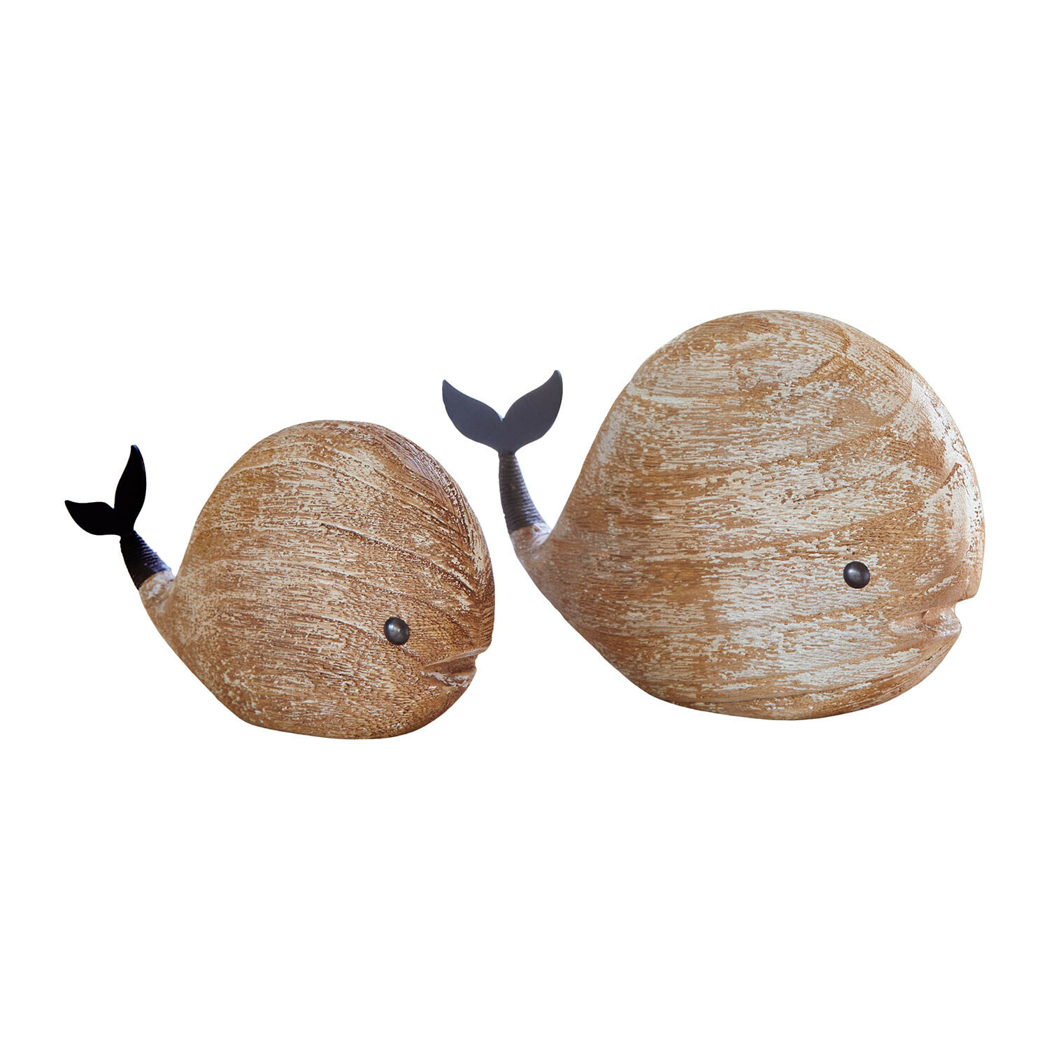 Set de 2 ballenas decorativas Brisdon