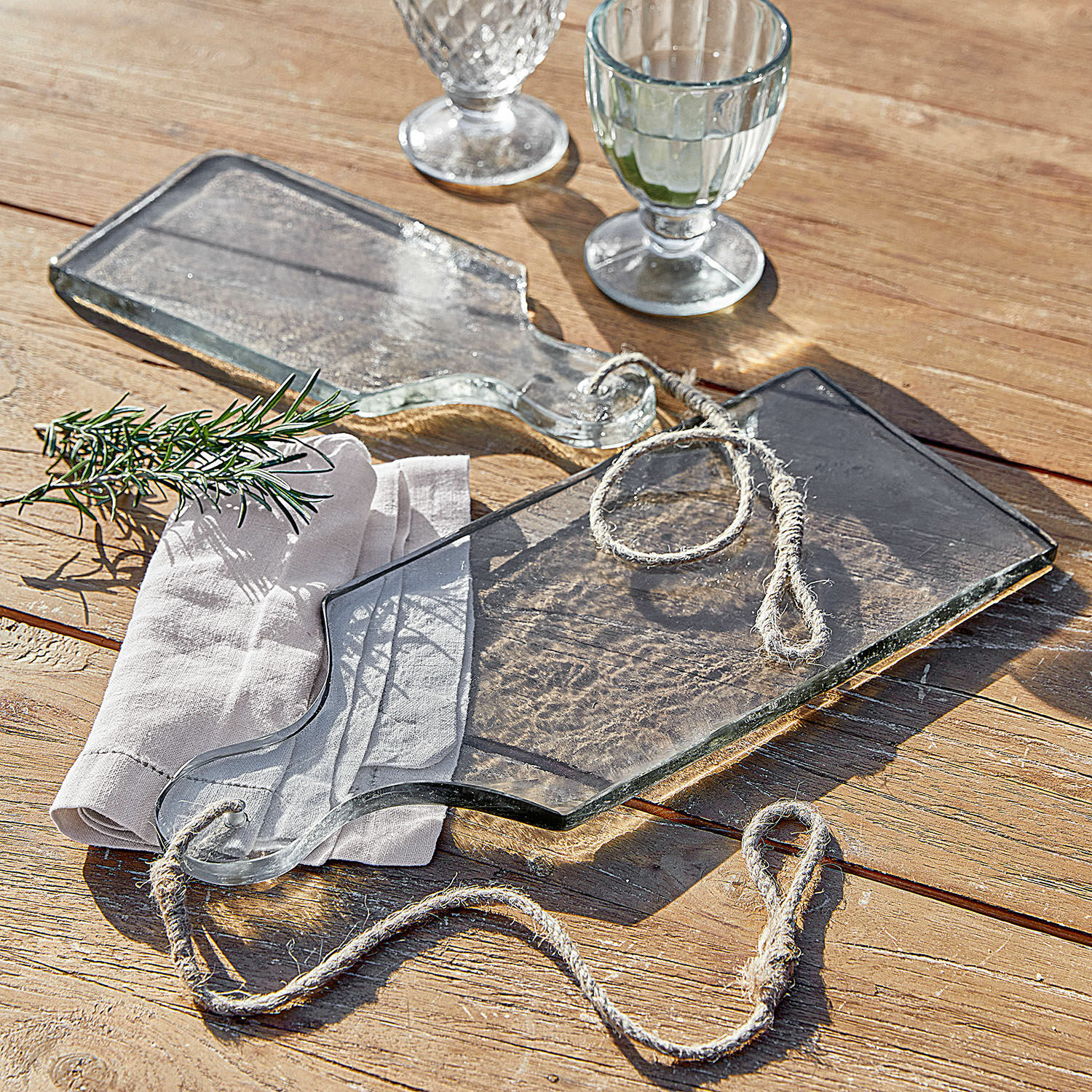 Set de 2 tablas de cortar Arous
