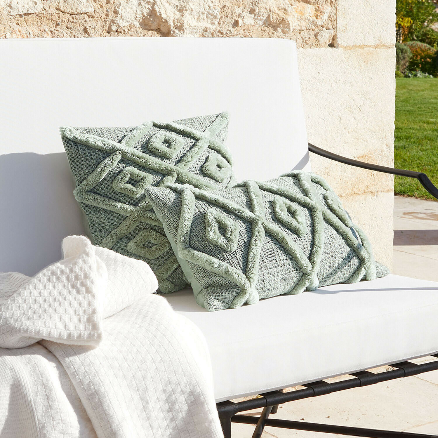 Set de 2 fundas de cojín Élouvan