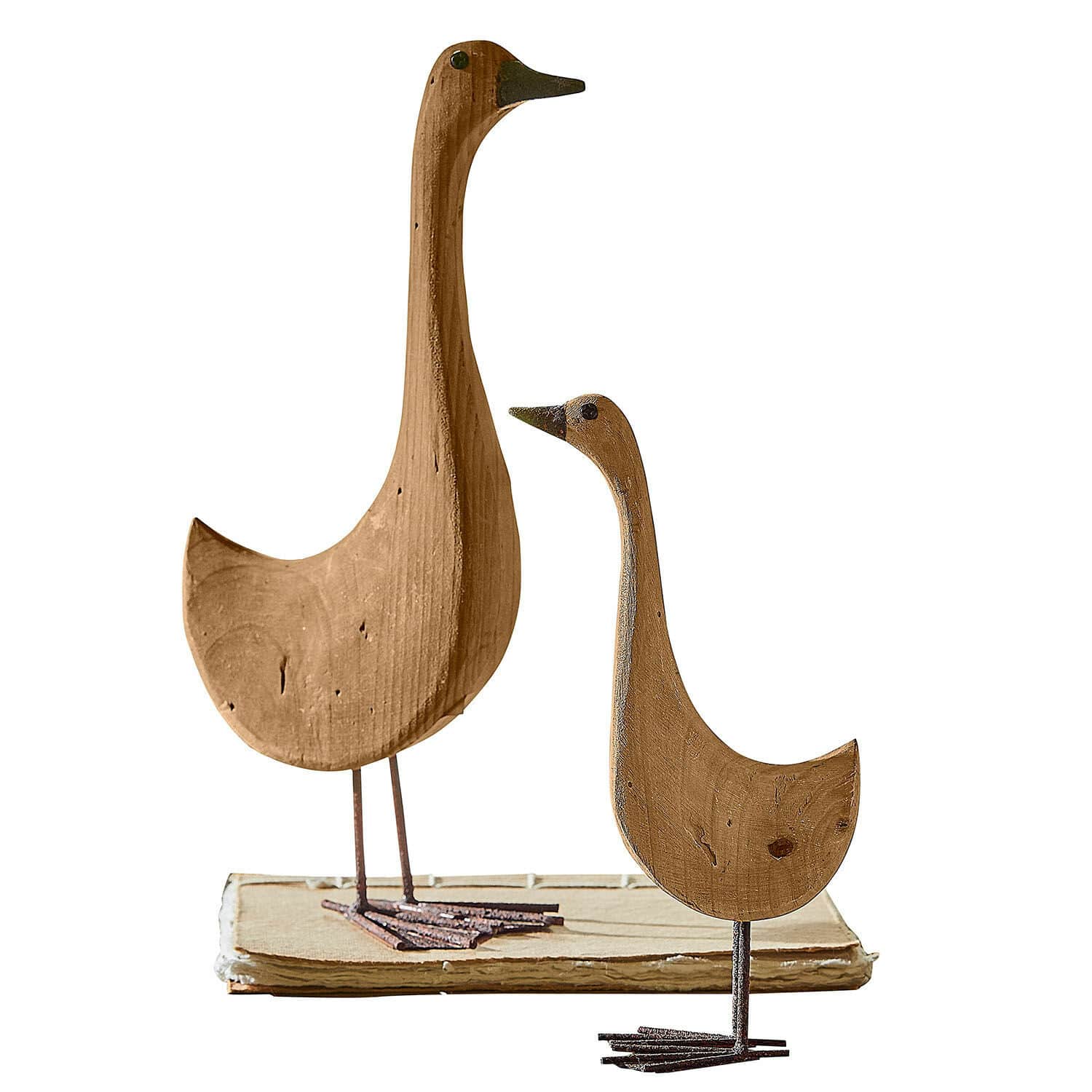 Set de 2 gansos decorativos Amiraz