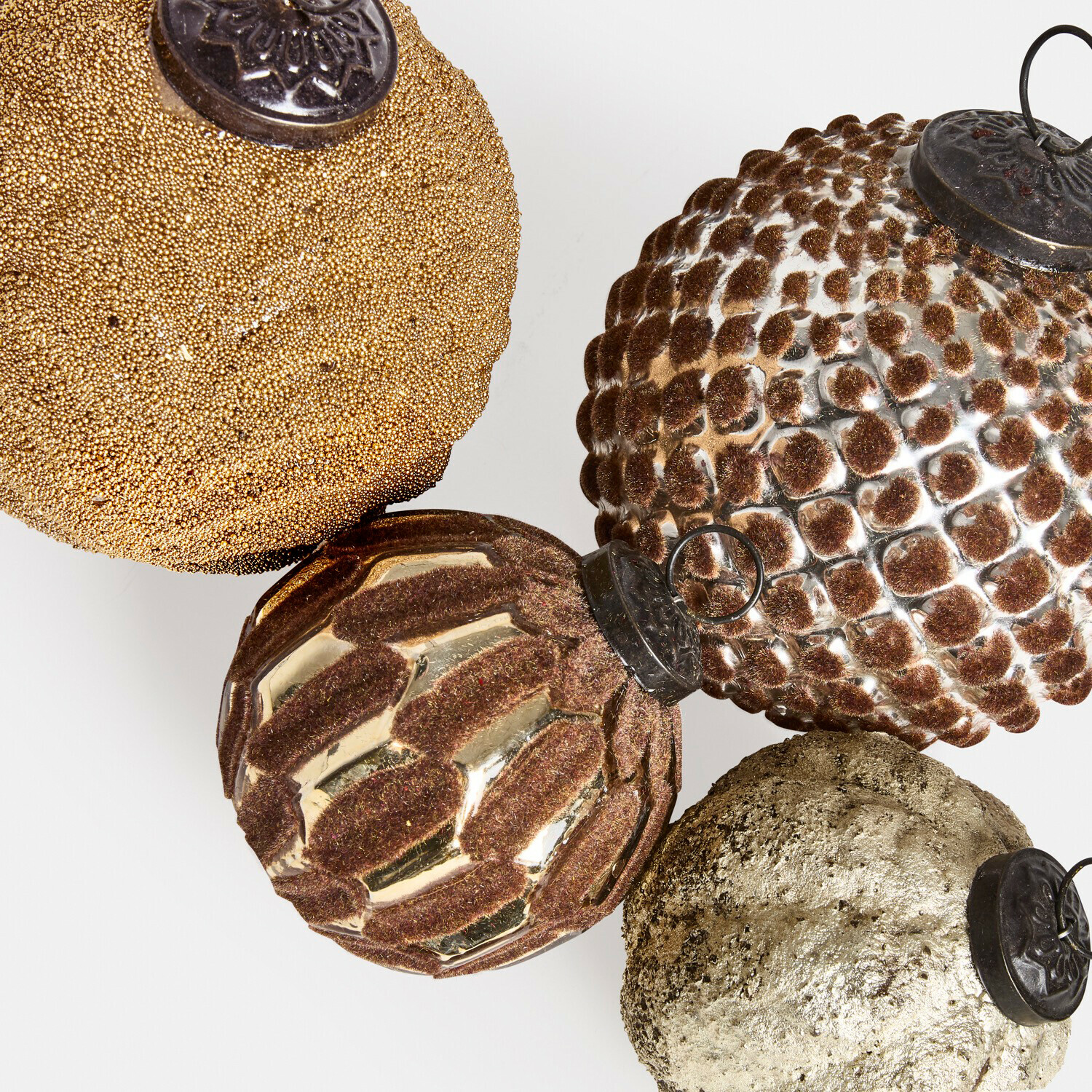 Set de 4 bolas de Navidad Tamarun
