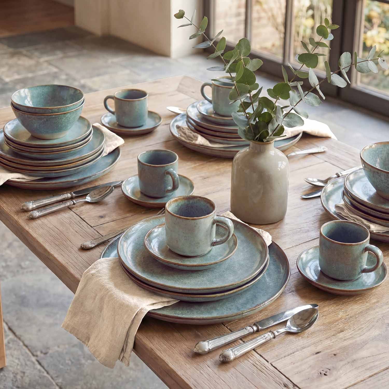 A mesa puesta