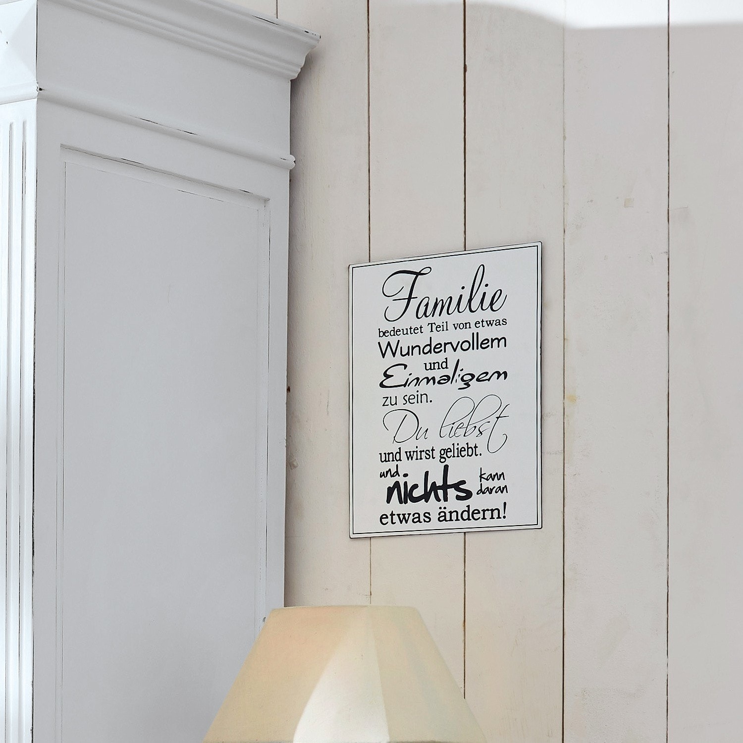 Cartel decorativo Family Love