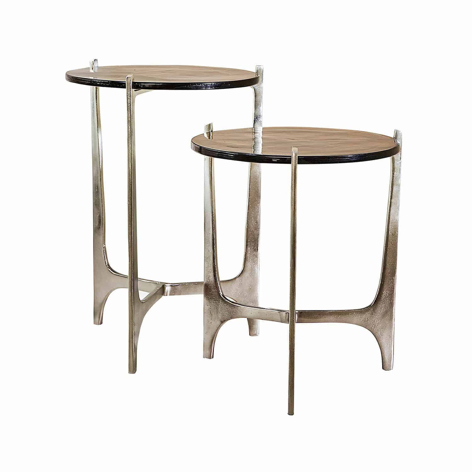Set de 2 mesas auxiliares Jouvènne