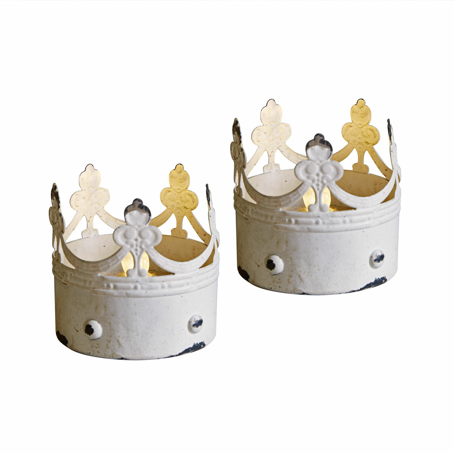 Set de 2 portavelas LED Ugnéville