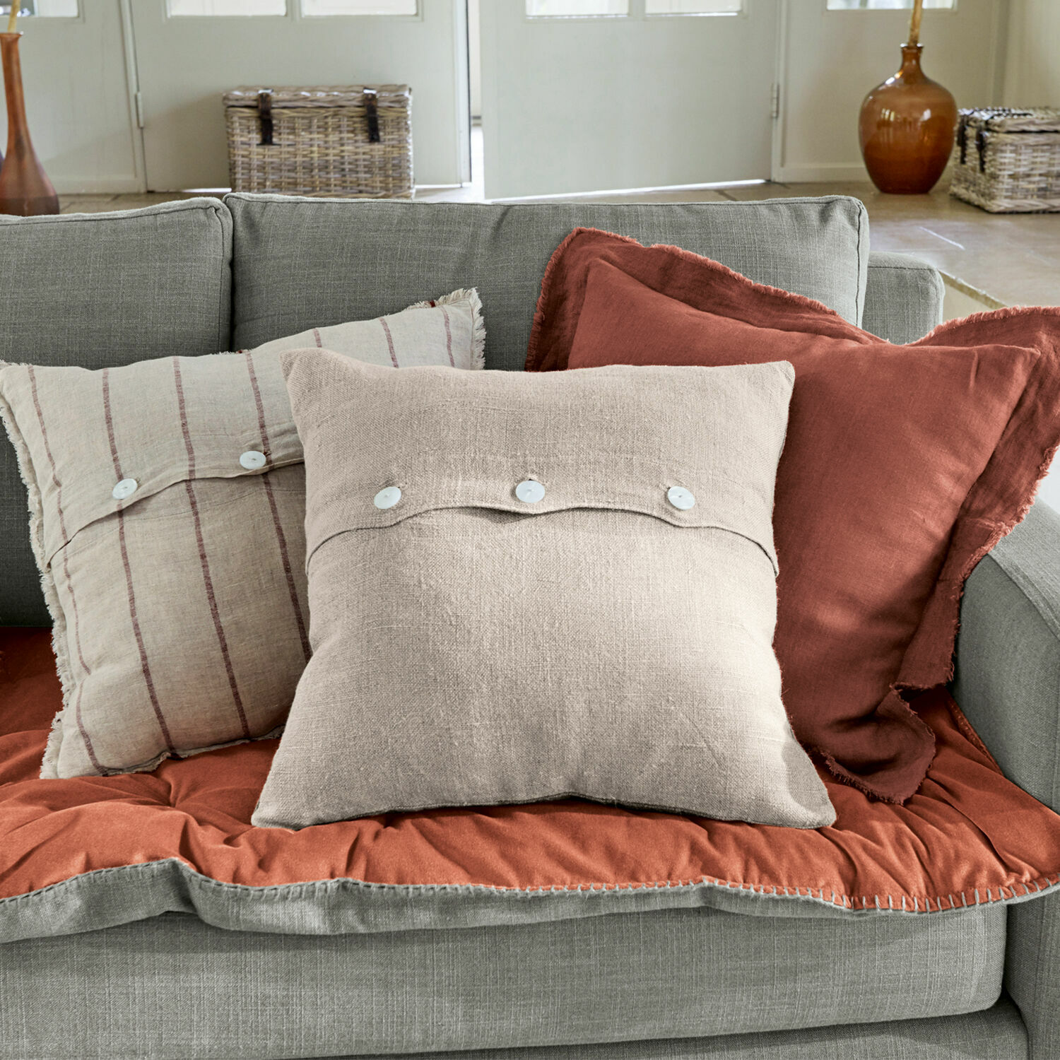 Set de 3 fundas de cojín Florentin