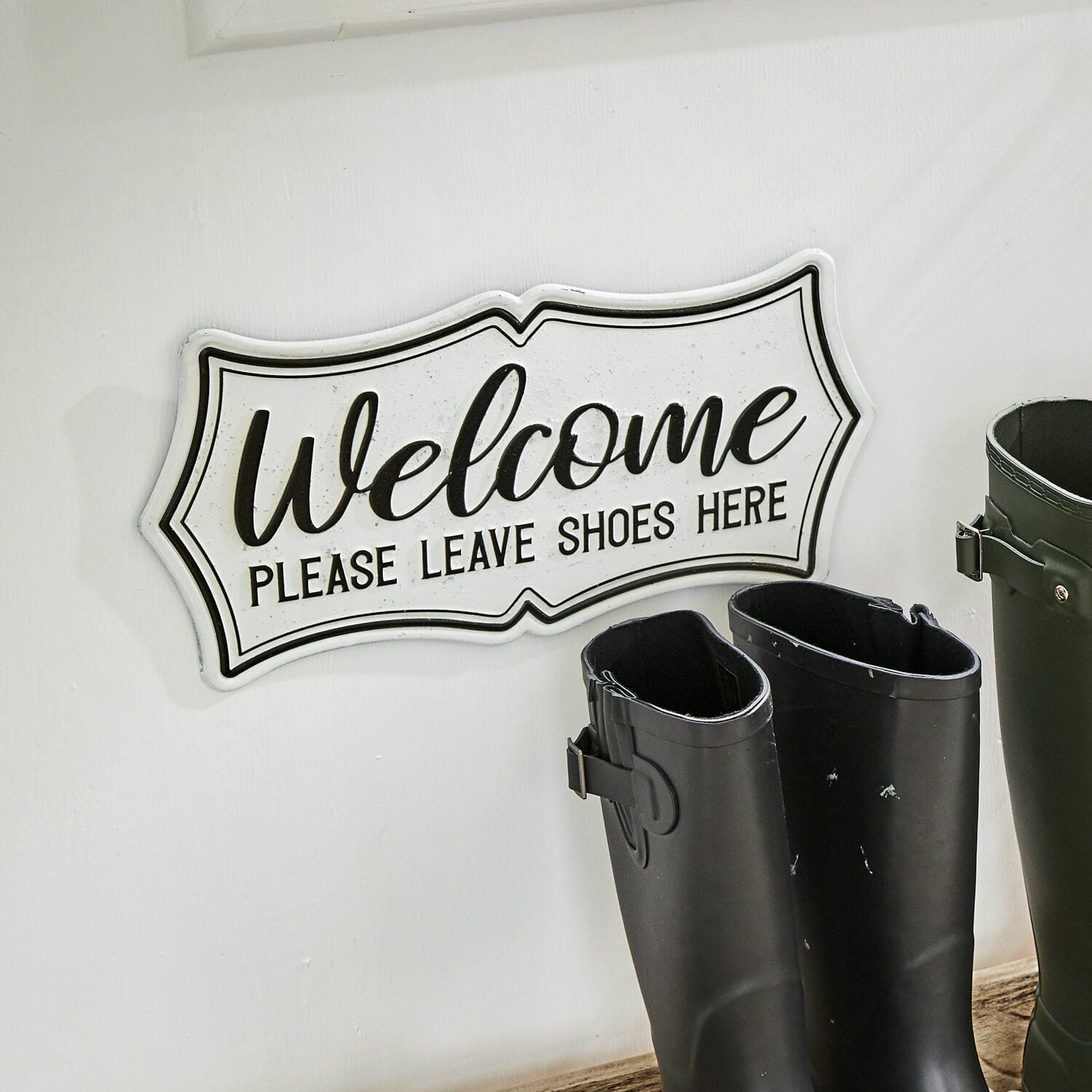 Letrero decorativo Welcome