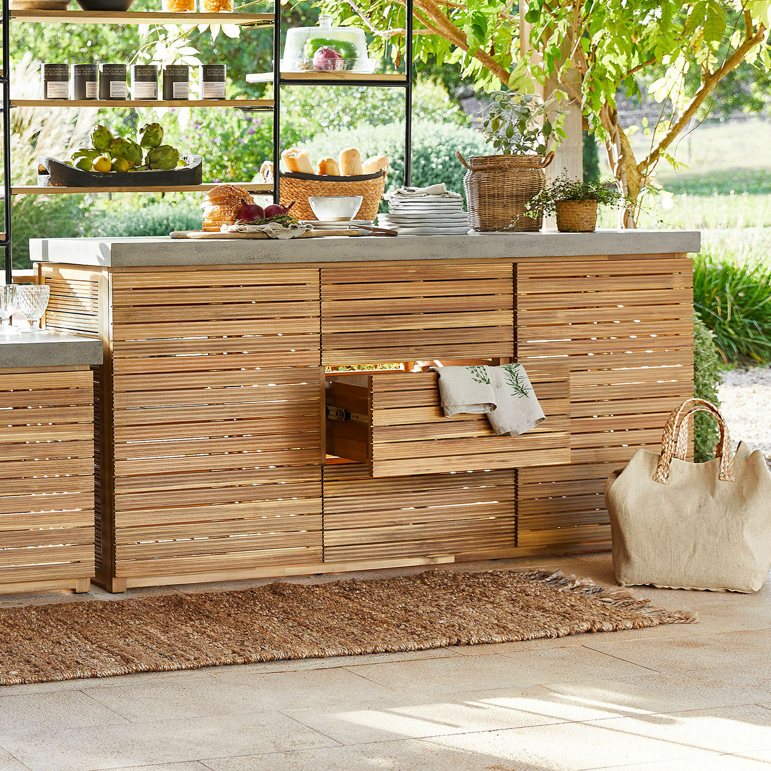 Unidad de cocina exterior FSC®-100% Venzone