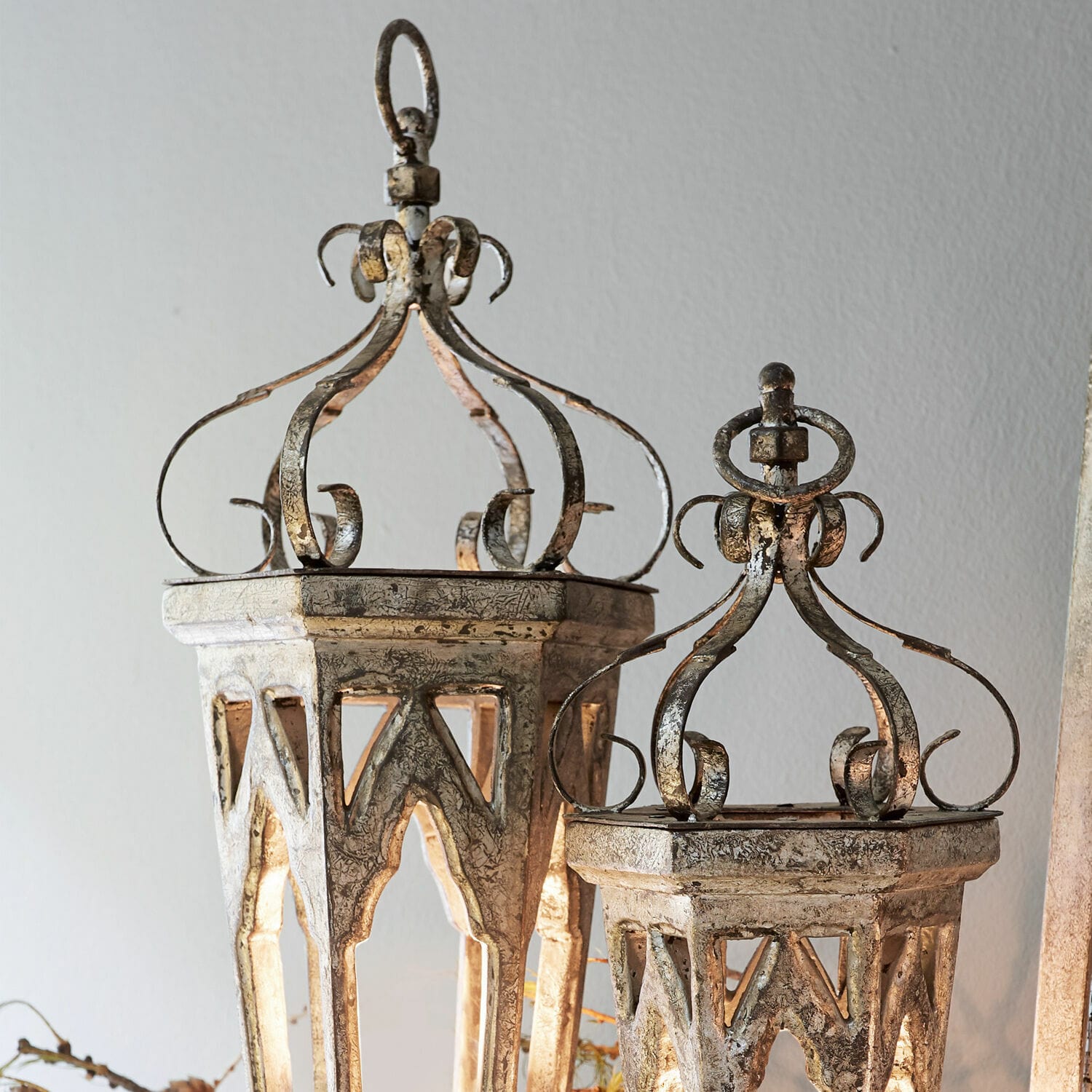 Set de 2 objetos decorativos Morvant
