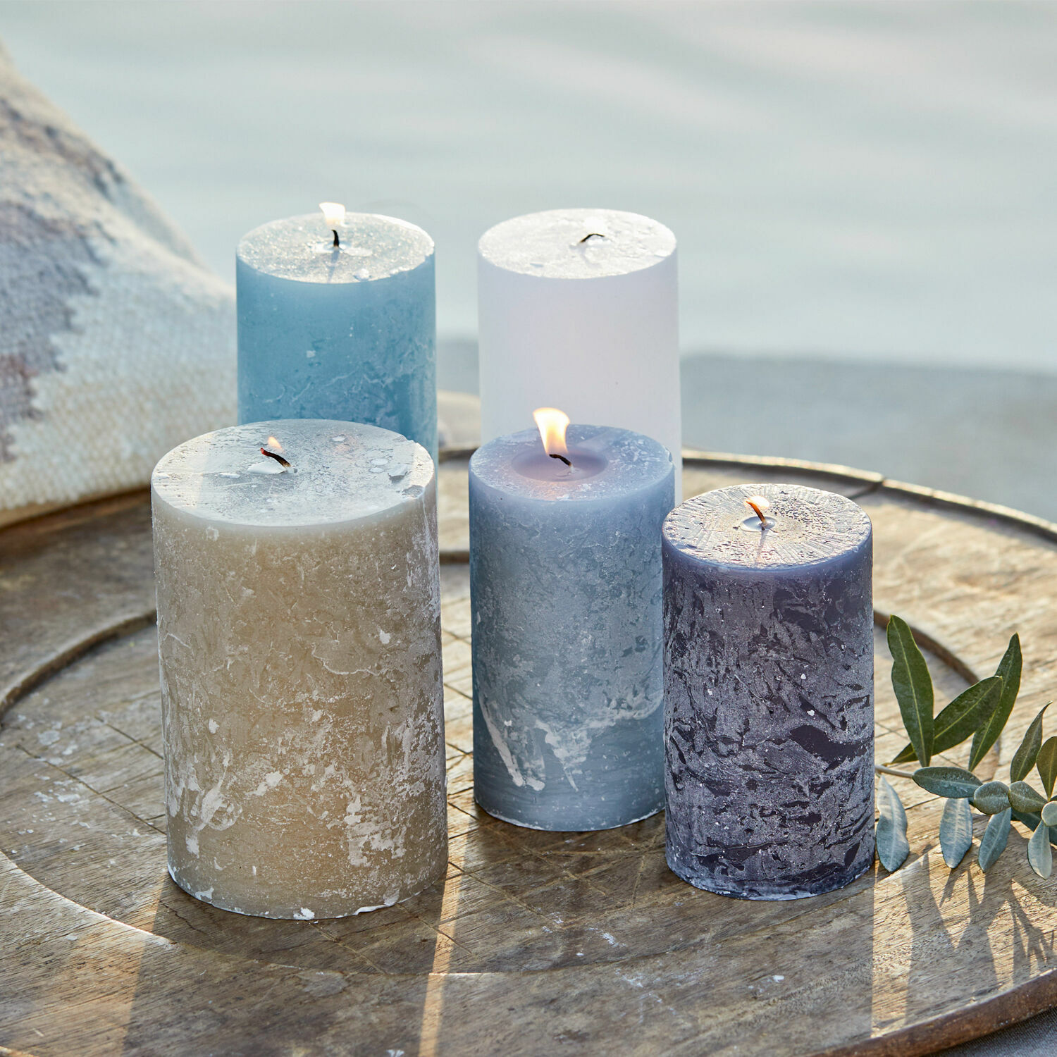 Set de 5 velas Panagra