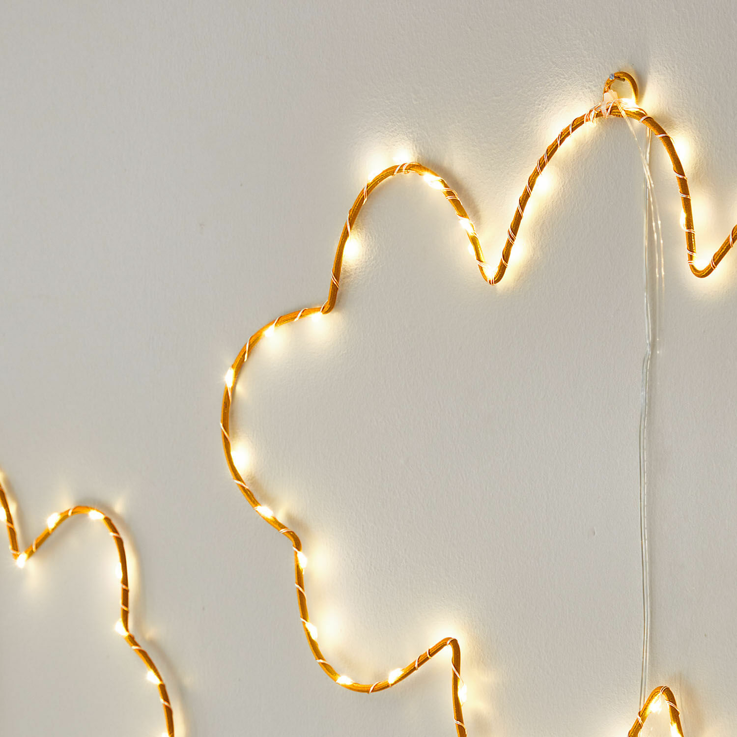 Set de 2 objetos decorativos con LED Elenar